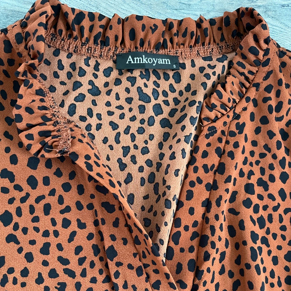 Gorgeous tiered animal print dress - Picture 9 of 9